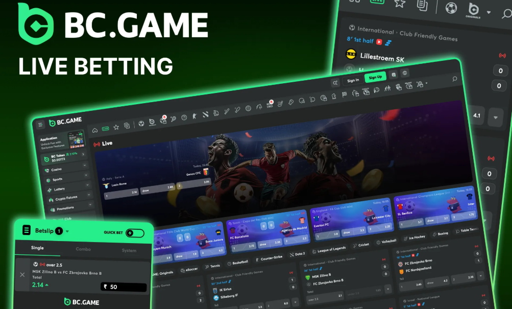BC Game live betting