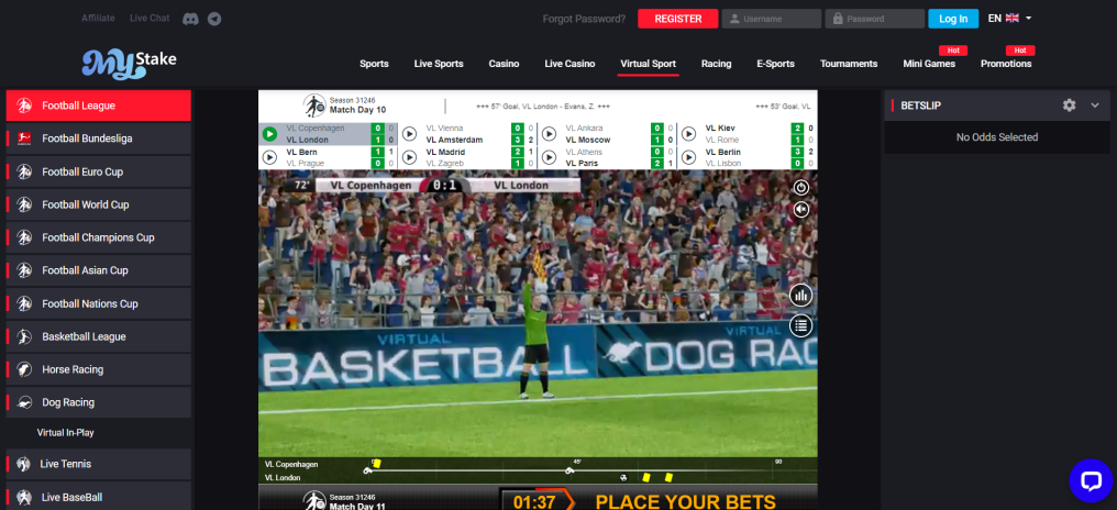 Esports betting markets